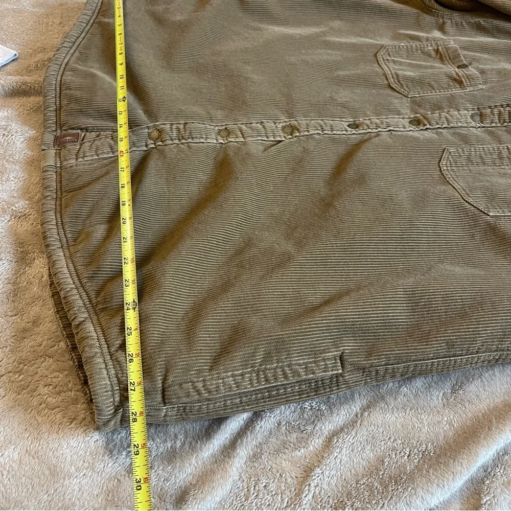 L.L. Bean | Men's 1912 Heritage Sherpa Lined Corduroy Shirt Jacket Walnut | 2XLT